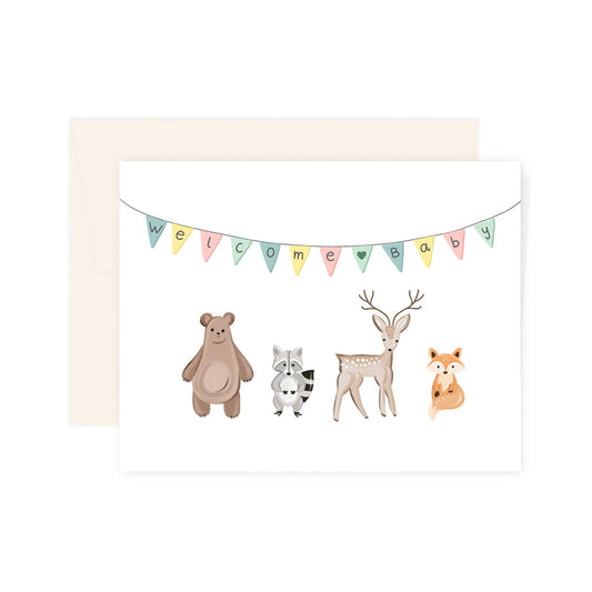 Carte - Welcome Baby - Paige and Willow