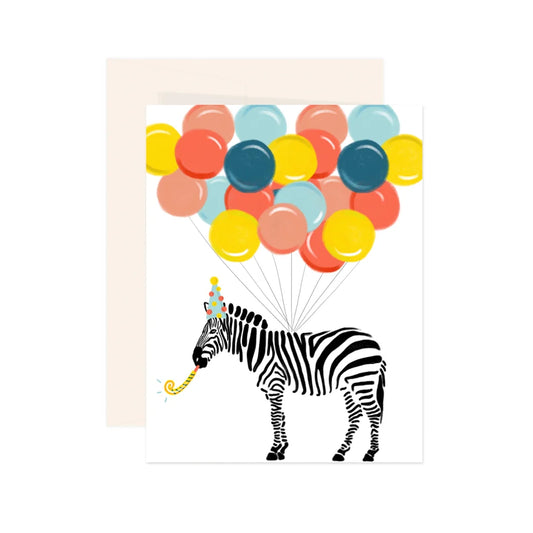 Carte - Zebra Birthday - Paige and Willow