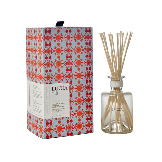Lucia - N°10 Diffuseur Rotang Rose de Damas et Cyprès
