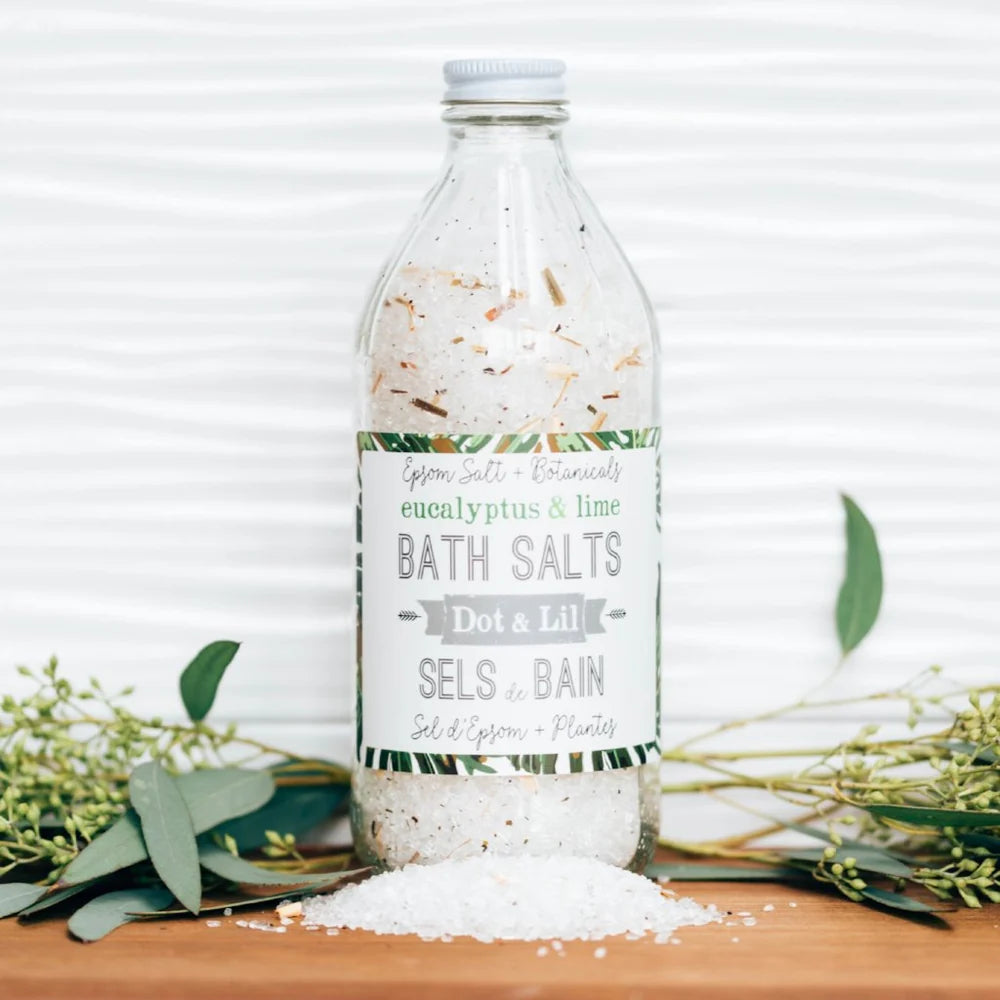 Dot and Lil - Sel de Bain – Eucalyptus & lime