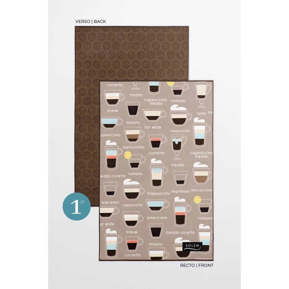 Solem - Linge à vaisselle Pause-Café (lot de 2)