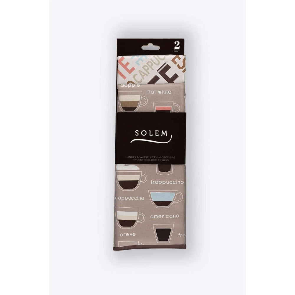 Solem - Linge à vaisselle Pause-Café (lot de 2)