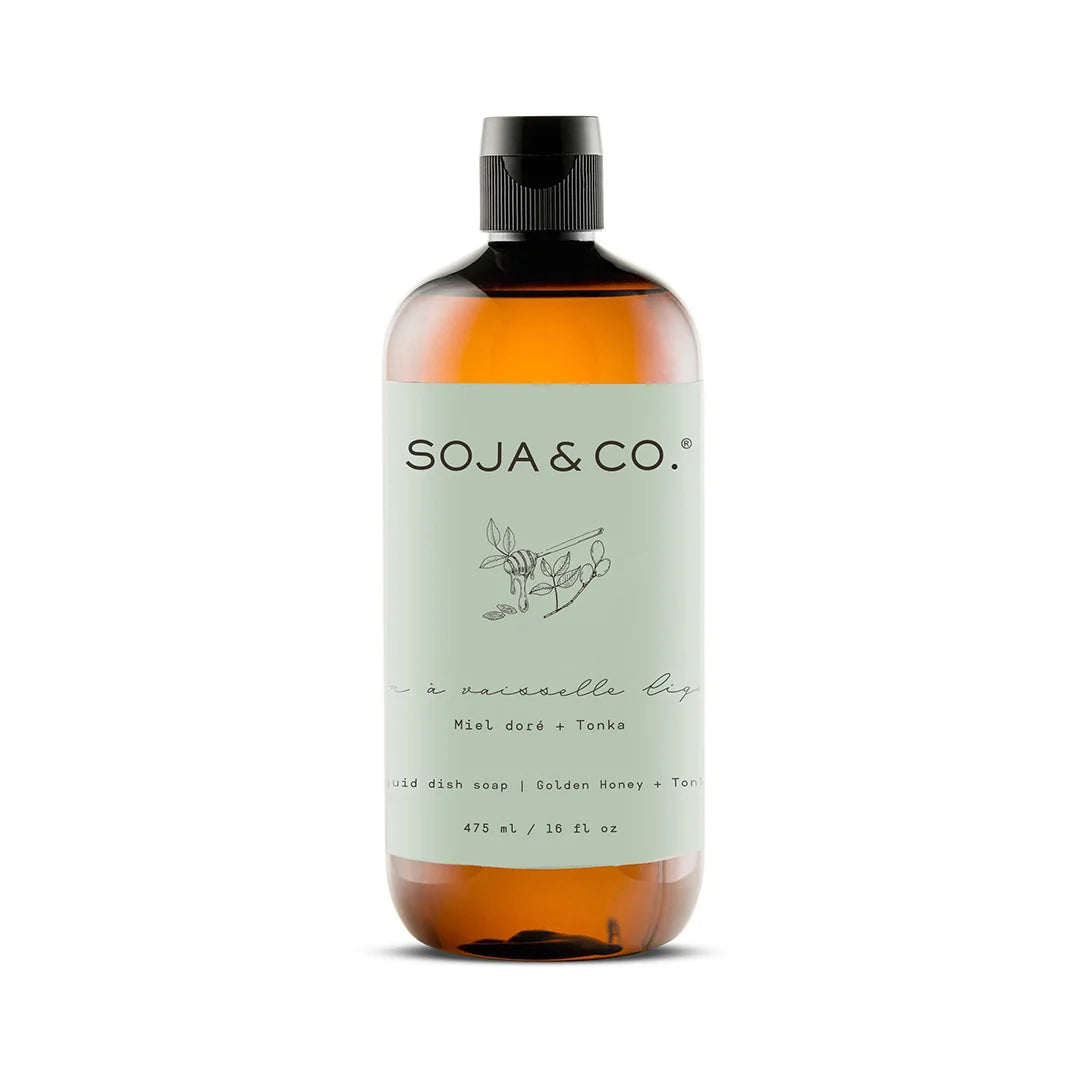 Soja&Co - Savon à Vaiselle Liquide - Miel Doré et Tonka
