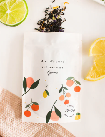 Thé noir - earl grey au agrumes