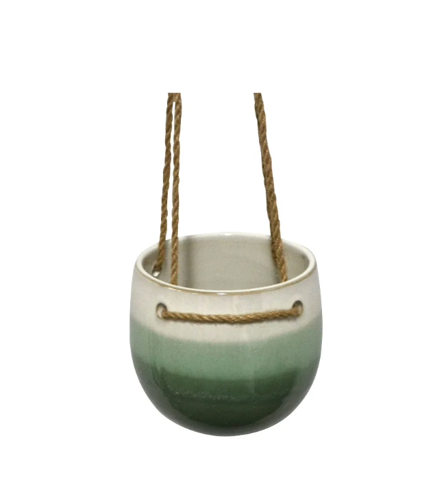 pot suspendu vert - 4 pouces