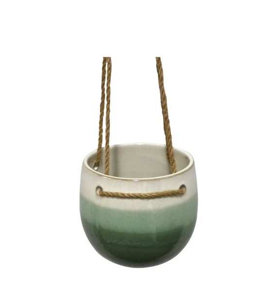 pot suspendu vert - 4 pouces